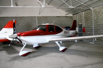 N 194CP in hangar 1